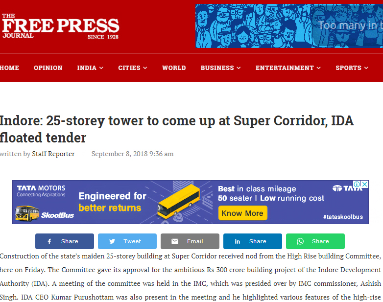 room rent in supercorridor indore